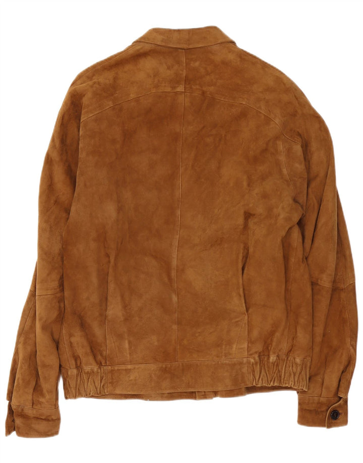 Giacca in pelle scamosciata da uomo VINTAGE UK 38 Beige medio