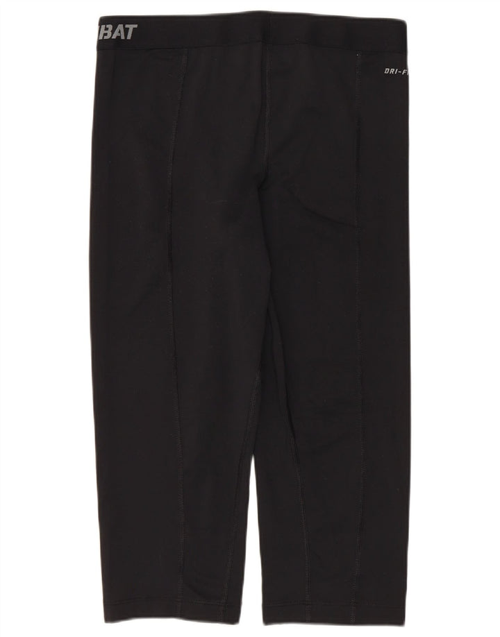 Leggings Nike Dri Fit Graphic Capri da donna UK 12 medio nero
