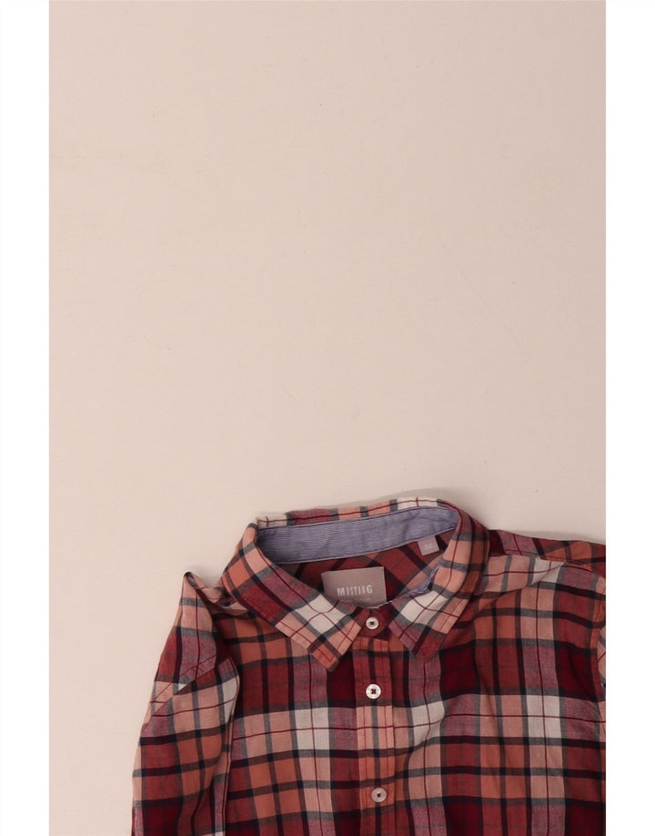 Camicia da donna Mustang EU 36 cotone a quadri rosa piccolo