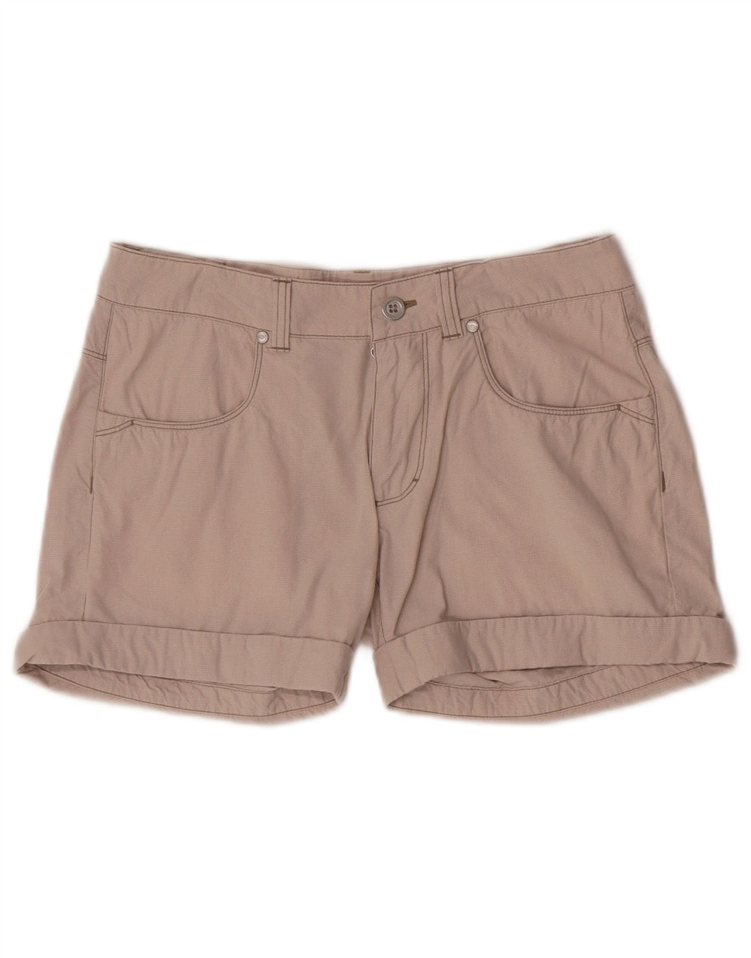 Pantaloncini casual da donna Champion piccoli W28 pied de poule beige