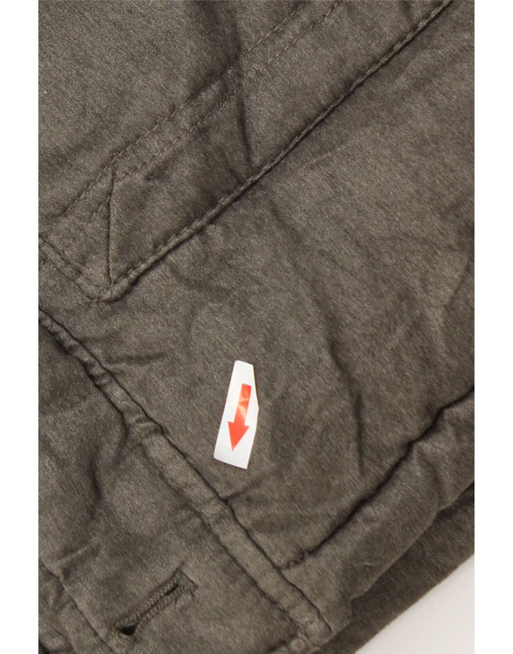 Cappotto imbottito da uomo Zara UK 38 Poliestere grigio medio