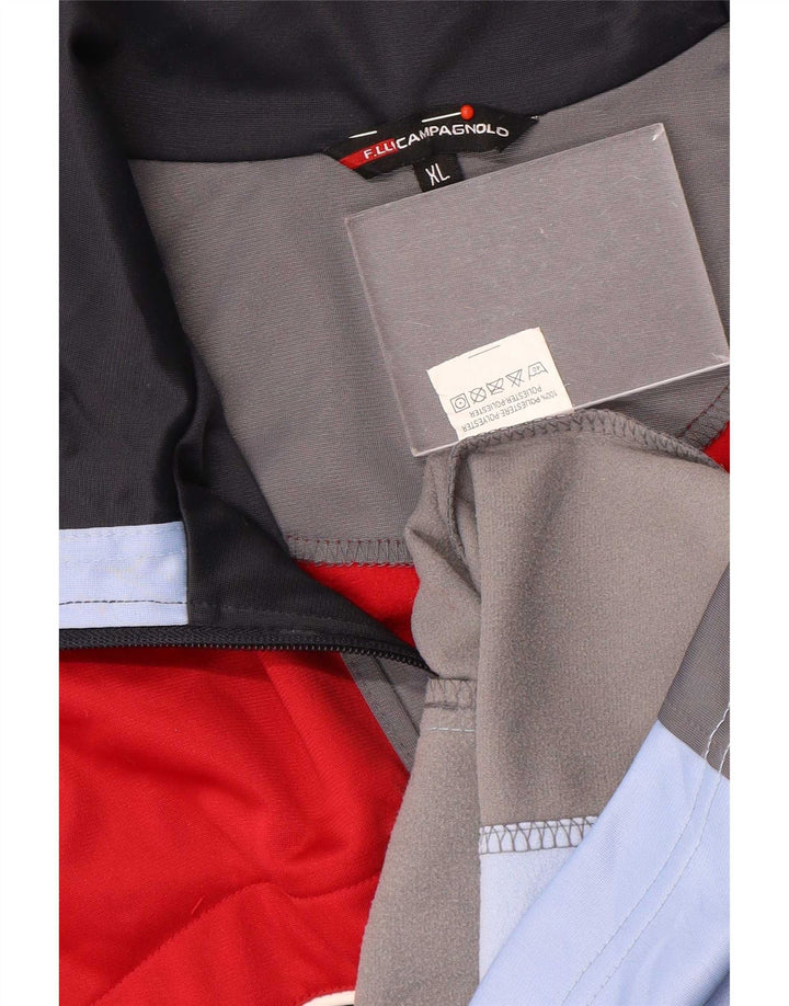 Giacca da tuta da uomo Campagnolo XL Poliestere color block rosso