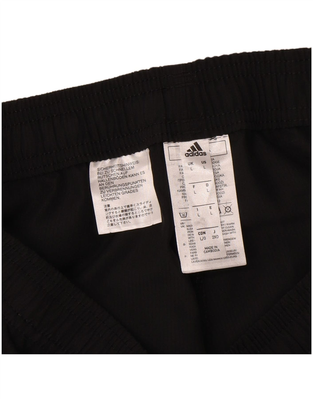 Pantaloni da tuta Adidas Aeroready da uomo grandi in poliestere nero