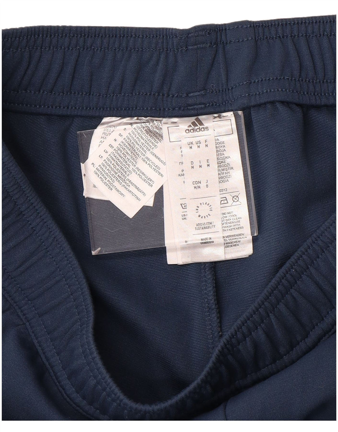 Pantaloni da tuta ADIDAS Arsenal da donna UK 12 poliestere blu medio