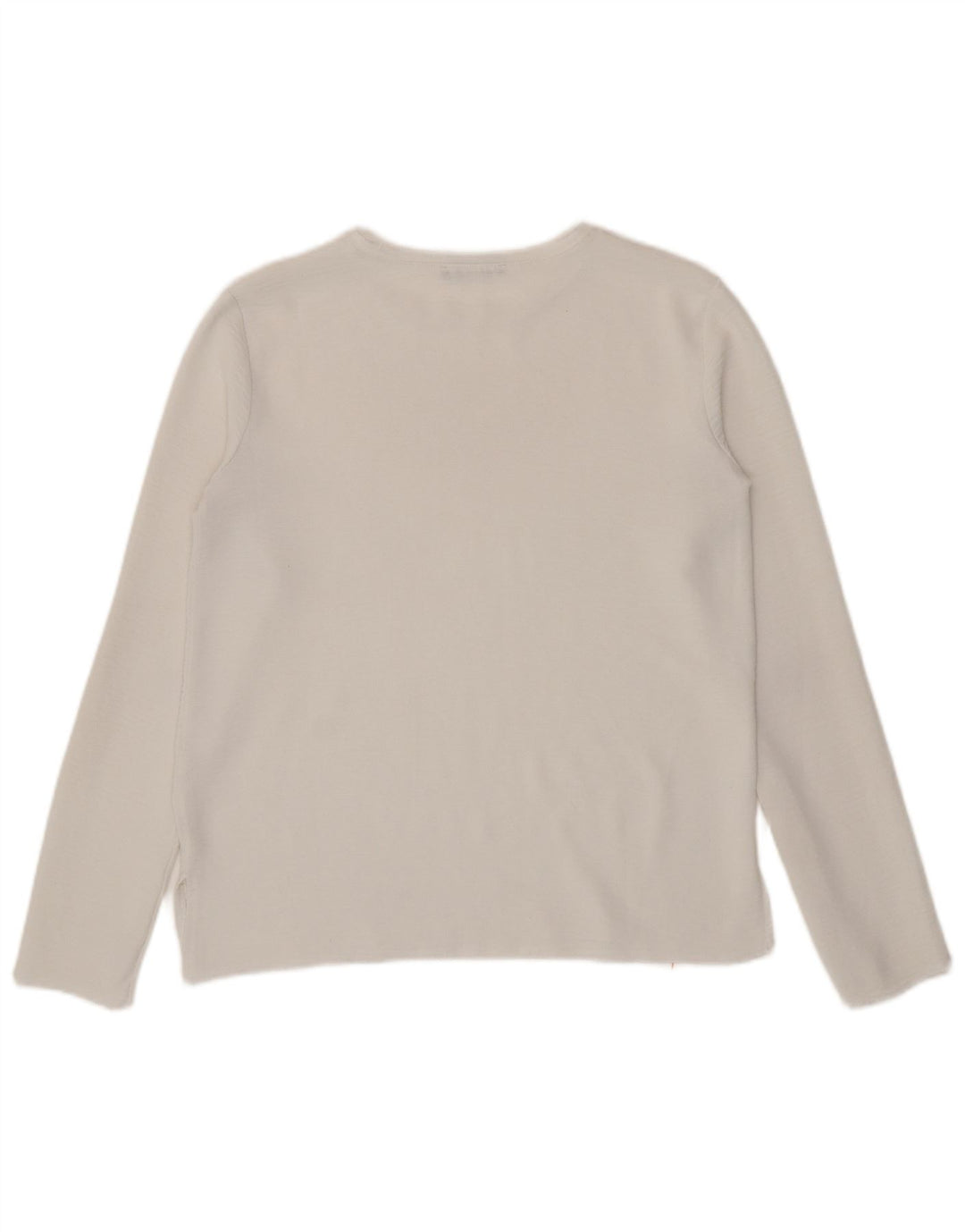 Top Zara da donna a maniche lunghe UK 10 Small bianco