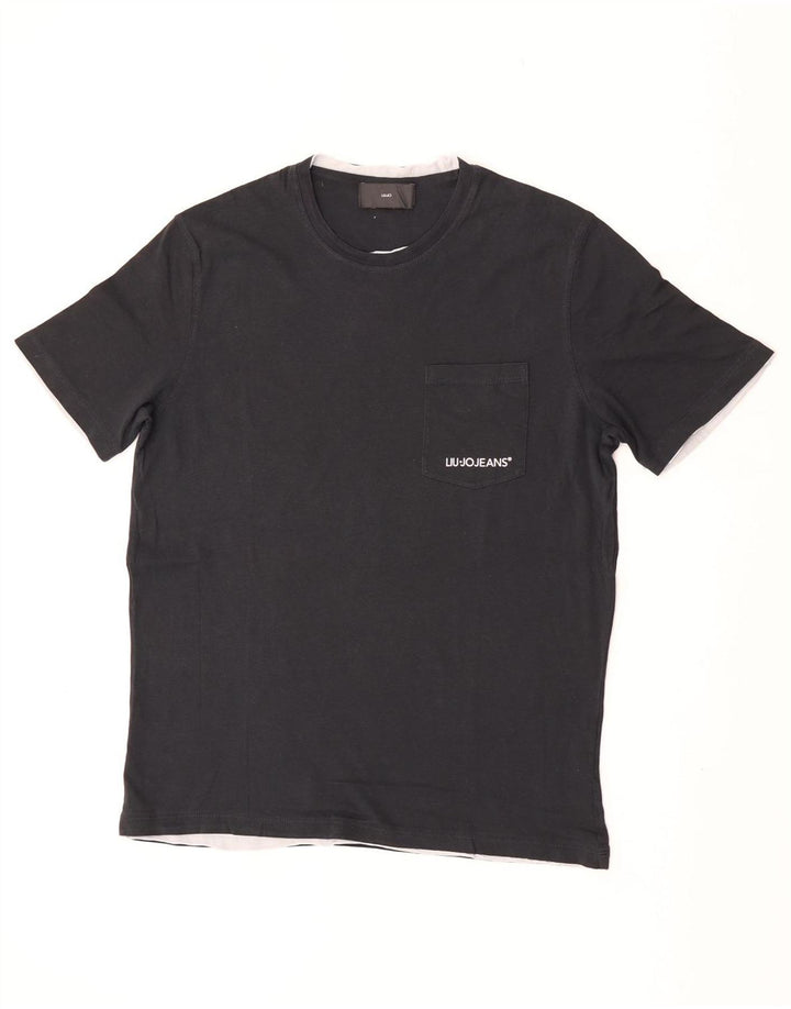 T-shirt uomo Liu Jo Top media nera