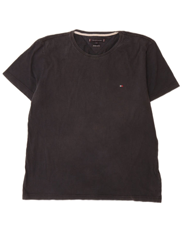 T-shirt da uomo Tommy Hilfiger Top XL in cotone nero