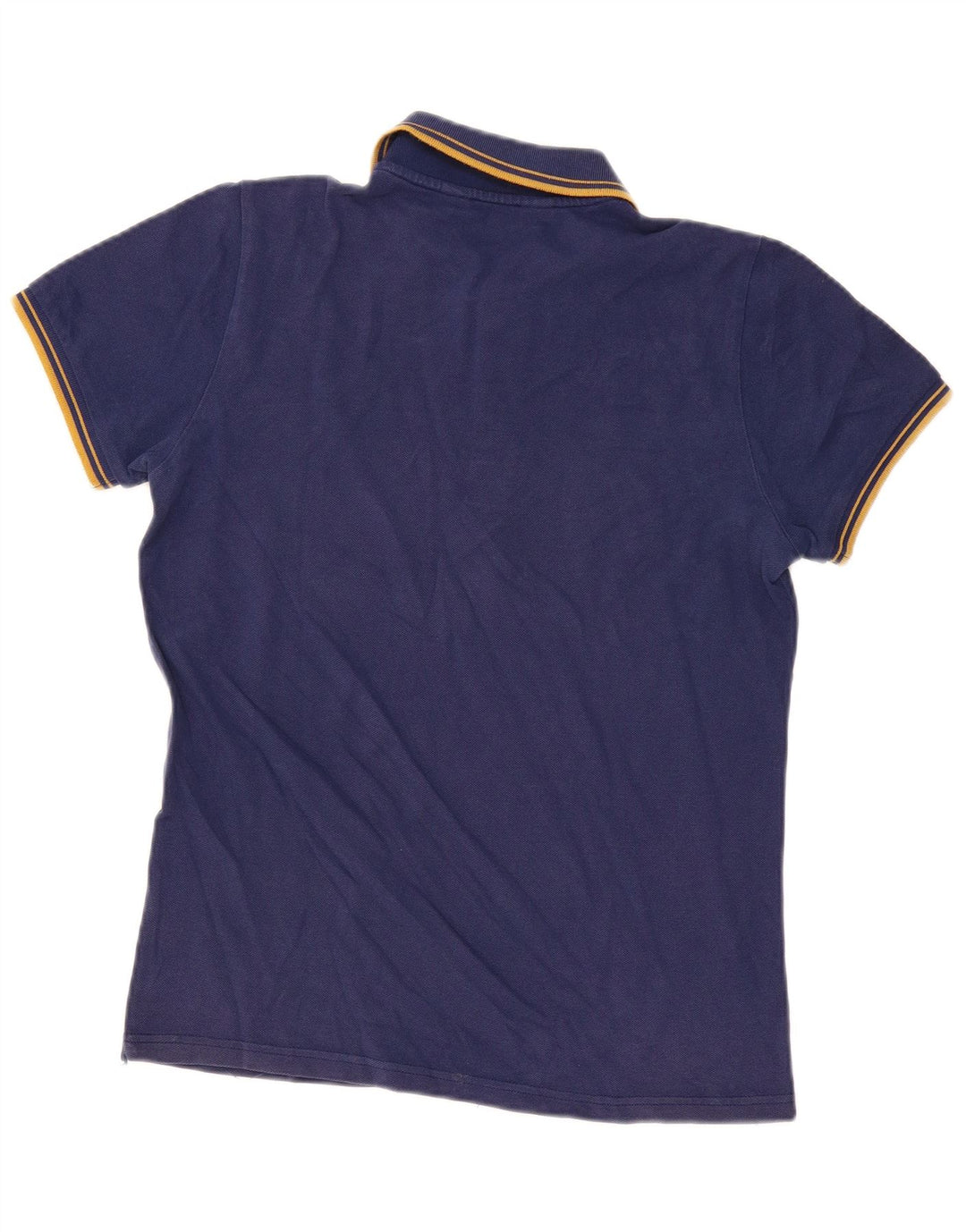 Polo Kappa Uomo Media Cotone Blu Navy