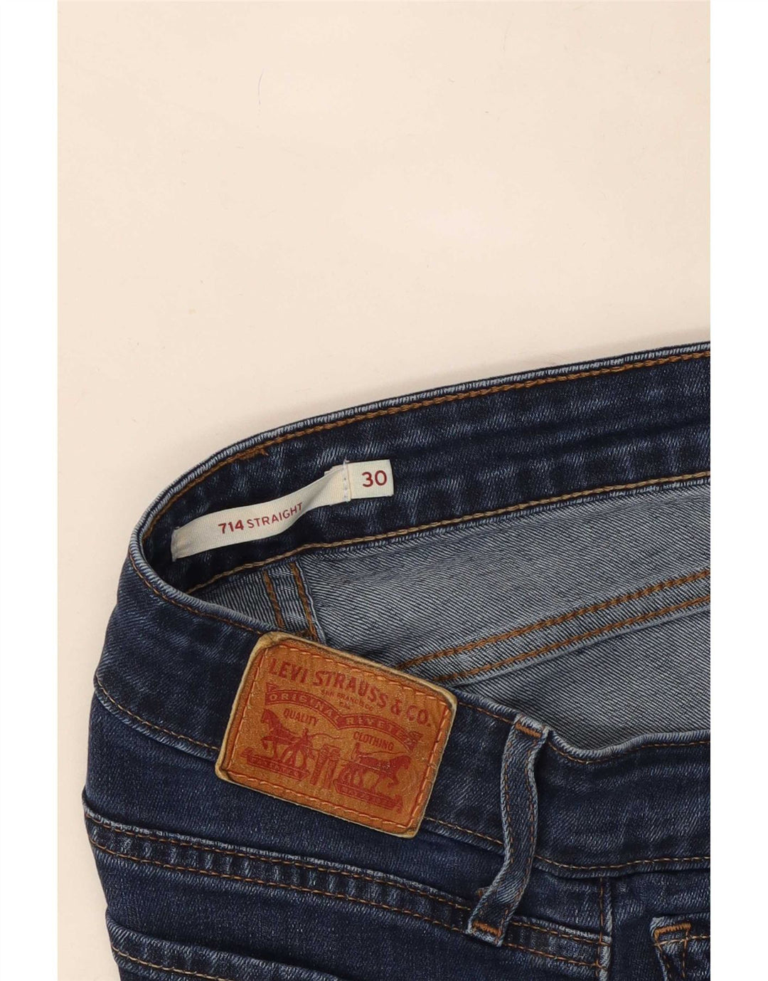 Jeans dritti Levi's 714 da donna W30 L29 Blu navy