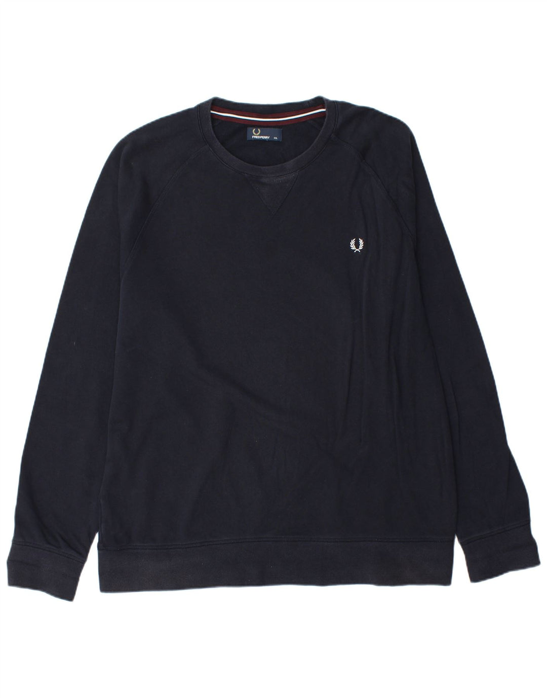 Felpa da uomo Fred Perry 2XL in cotone blu navy