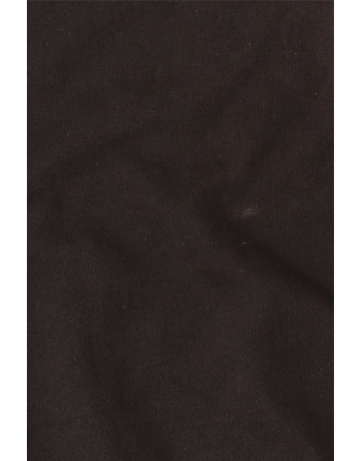 Felpa grafica da uomo Champion, maglione grande, cotone color block nero