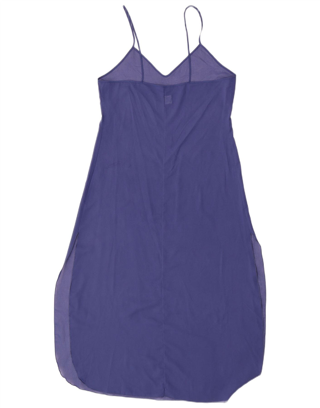 Abito sottoveste trasparente da spiaggia da donna vintage IT 44 Poliestere viola medio