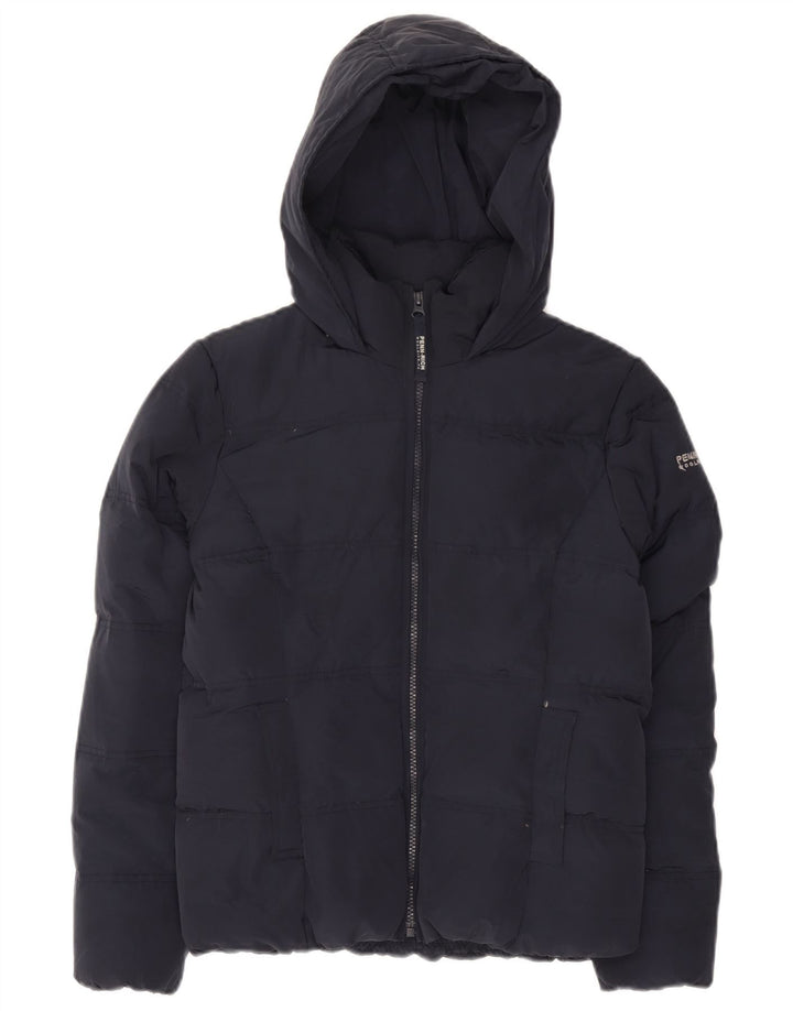 Giacca imbottita con cappuccio Penn-Rich da donna Woolrich UK 10 Small Blu Navy