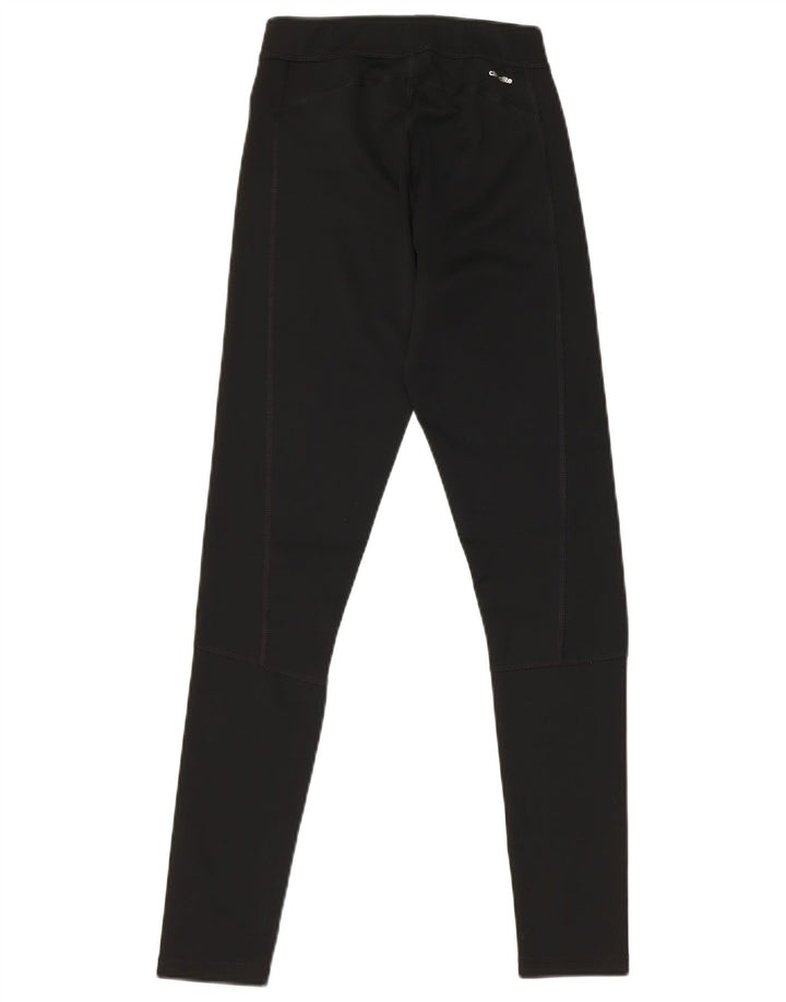 Leggings Adidas Climalite da donna UK 4 XS poliestere nero