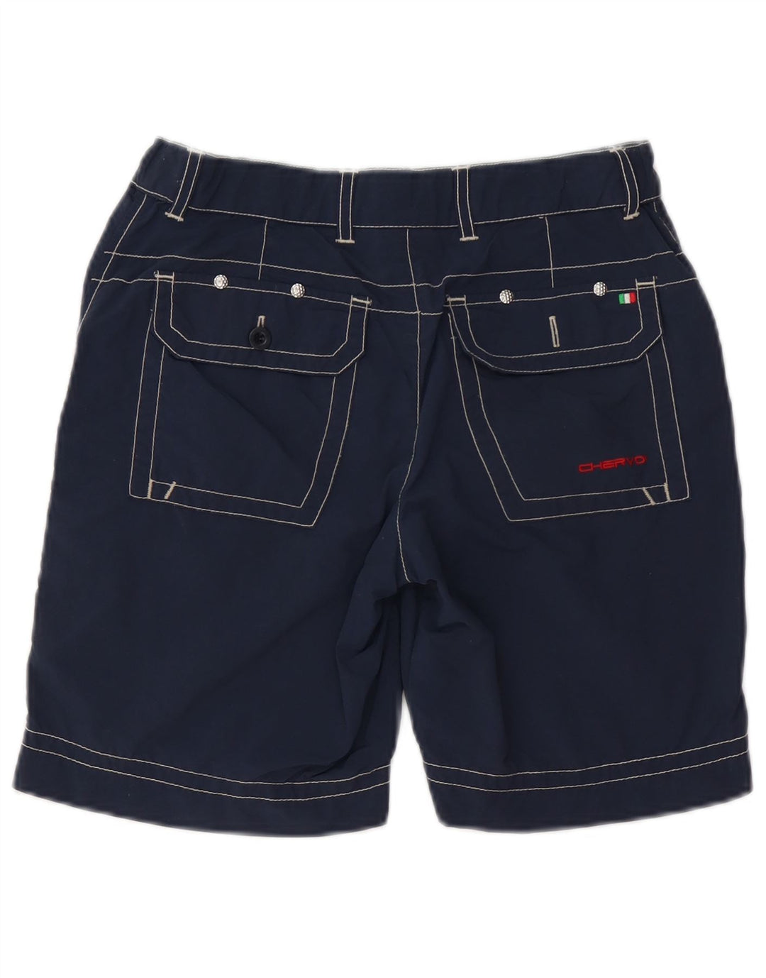Pantaloncini cargo da ragazzo CHERVO 11-12 anni Large W26 blu navy in poliammide