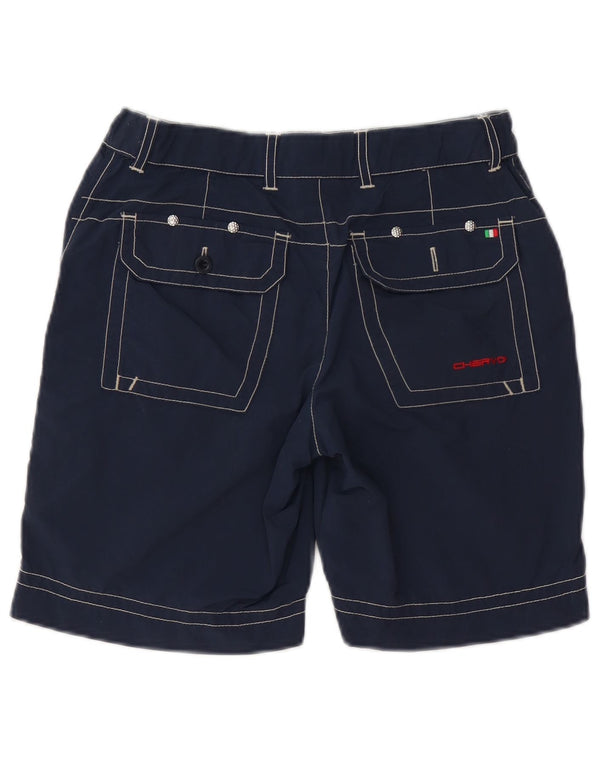 Pantaloncini cargo da ragazzo CHERVO 11-12 anni Large W26 blu navy in poliammide