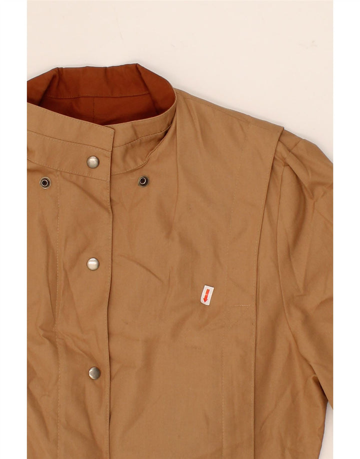 LONDON FOG Womens Overcoat UK 12 Medium Brown Vintage London Fog and Second-Hand London Fog from Messina Hembry 