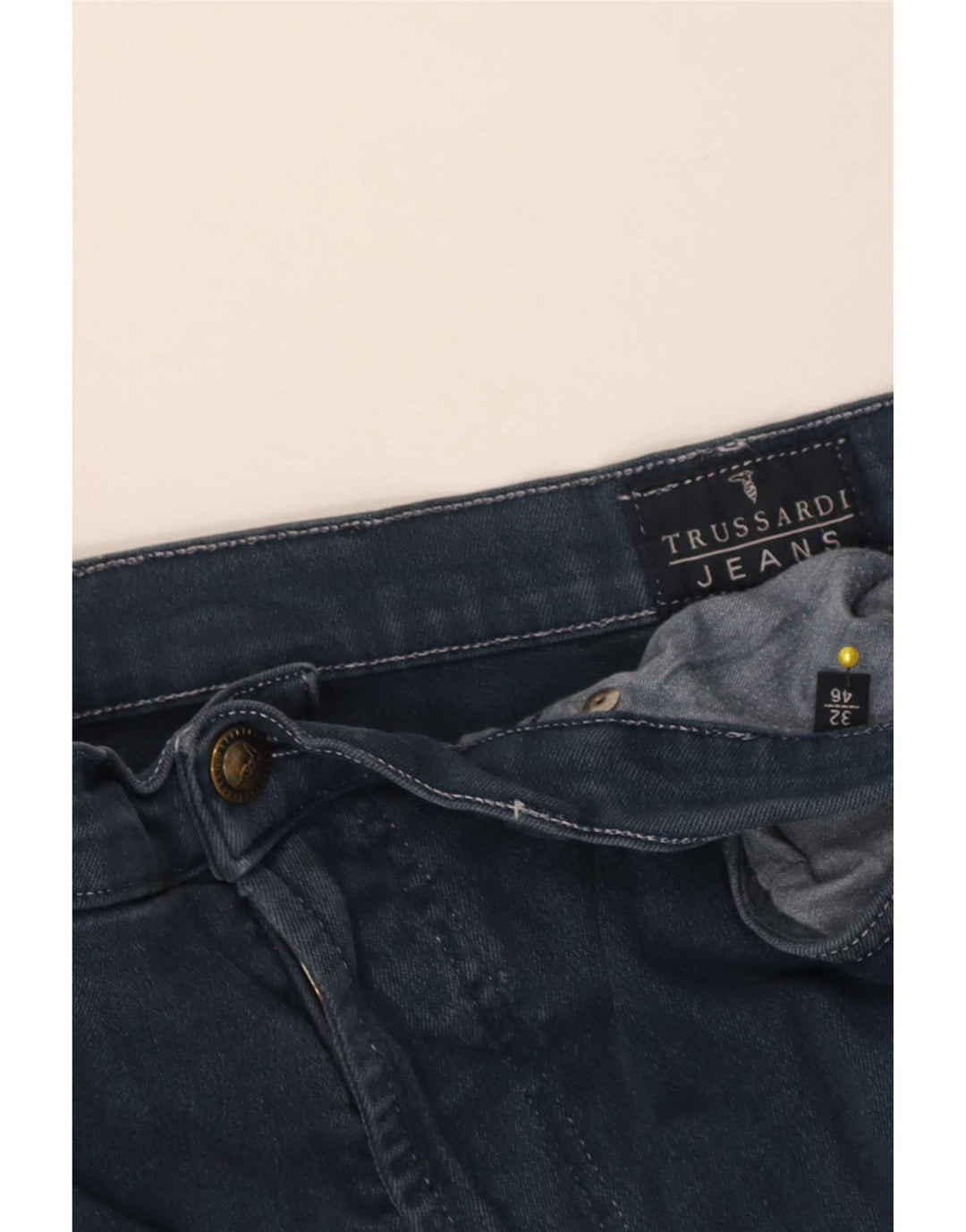 Jeans Trussardi Donna Tapered IT 46 Large W32 L28 Blu