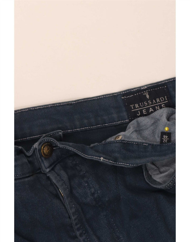 Jeans Trussardi Donna Tapered IT 46 Large W32 L28 Blu
