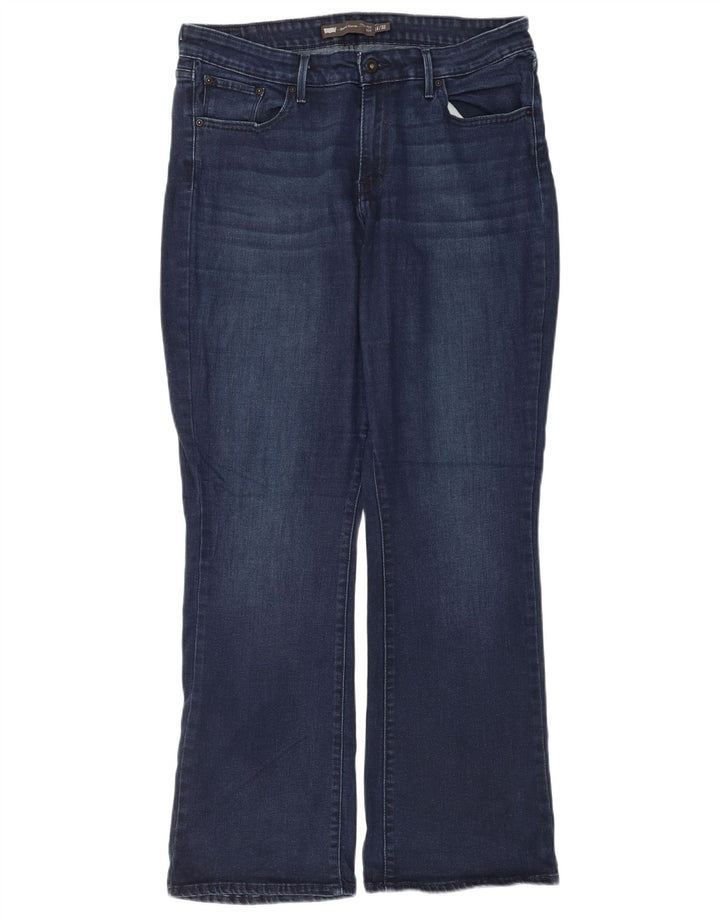 Jeans Levi's Demi Curve Bootcut da donna taglia 14 Large W32 L32 Blu Navy