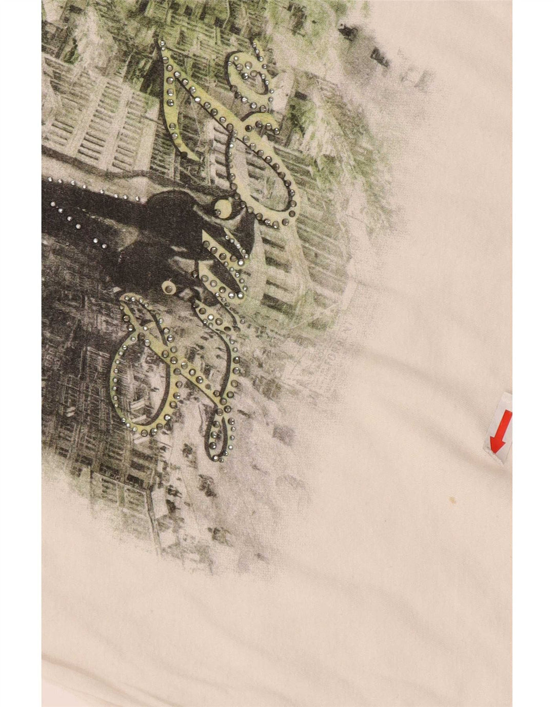 T-shirt grafica da donna Liu Jo Top UK 12 Medium White