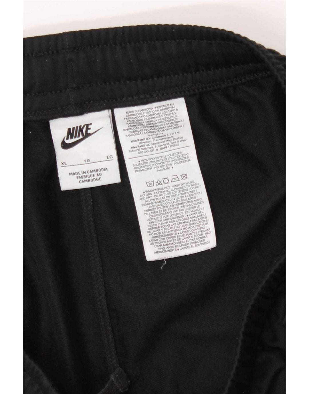 Pantaloni da tuta da uomo Nike Joggers XL Nero Poliestere