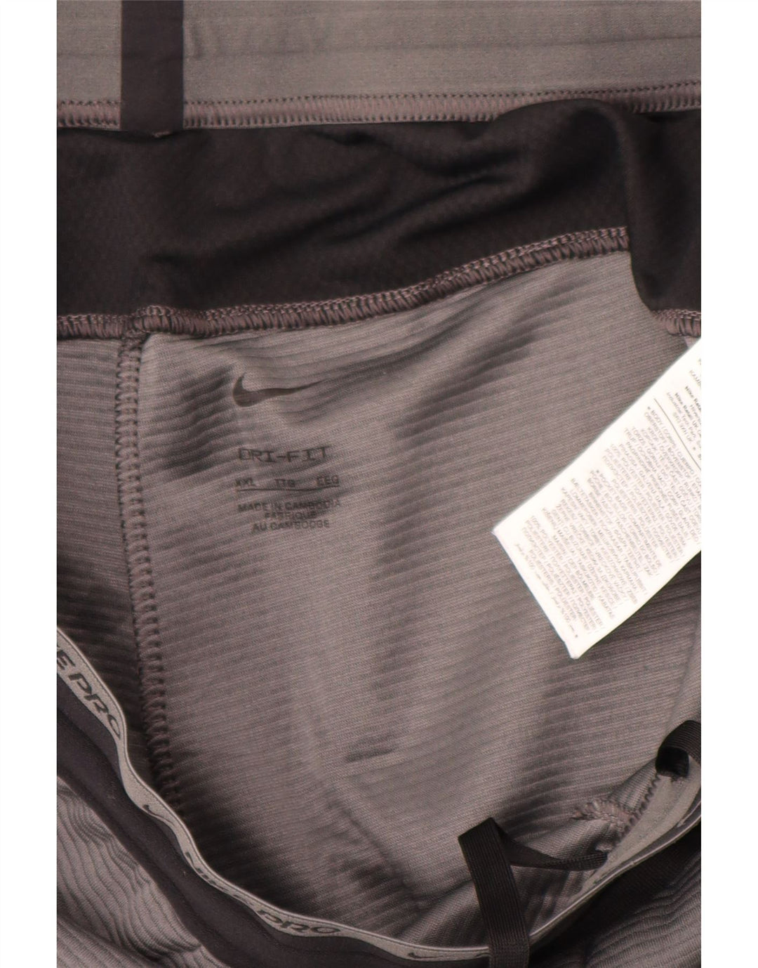 Pantaloni da tuta Nike Dri Fit da uomo 2XL Poliestere color block grigio