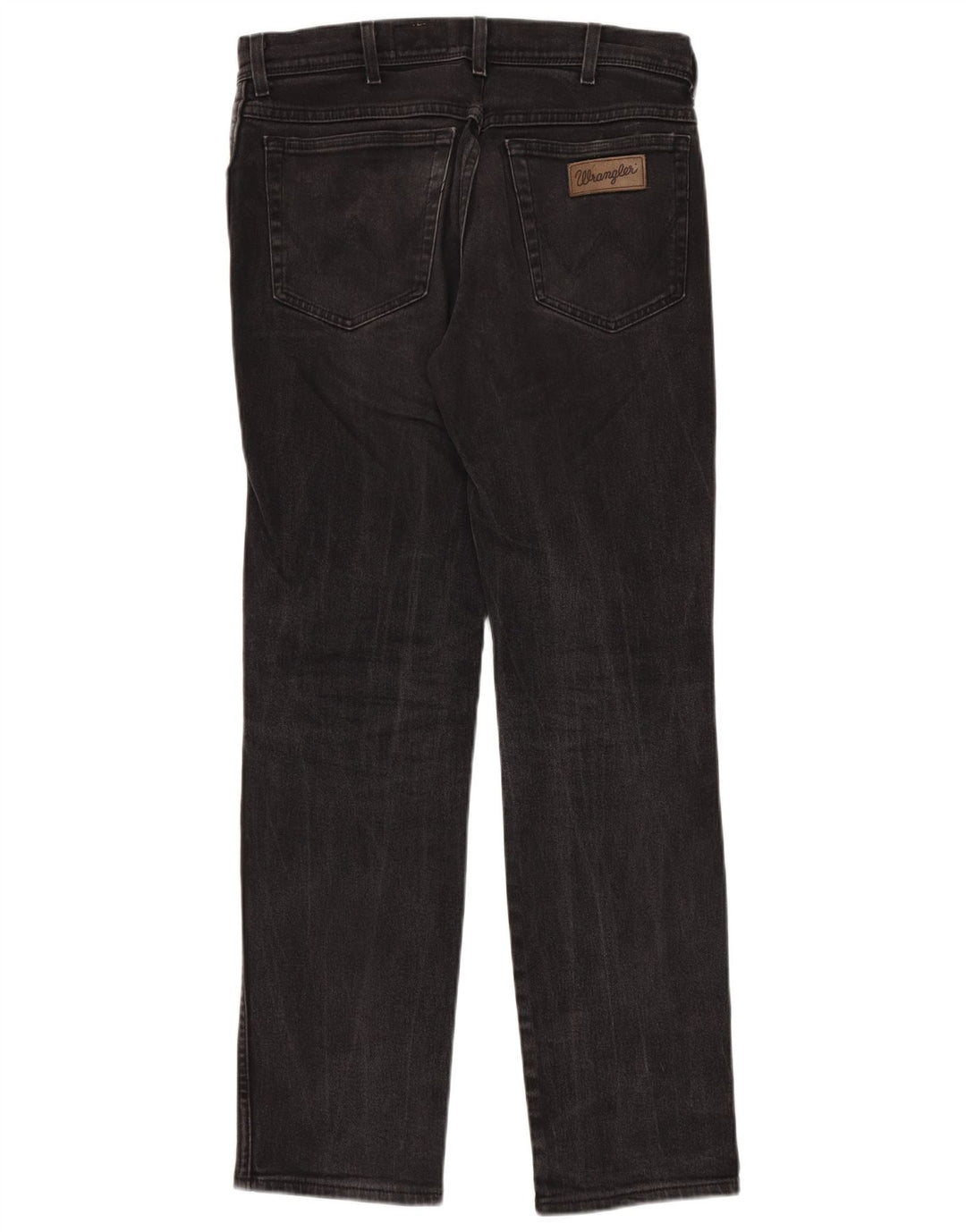 Jeans dritti da uomo Wrangler Texas W33 L32 cotone nero