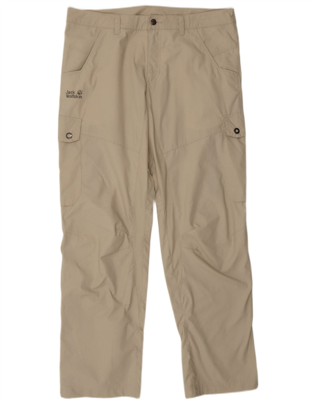 JACK WOLFSKIN Pantaloni cargo da uomo vestibilità regolare UK 44 XL W36 L33 Beige