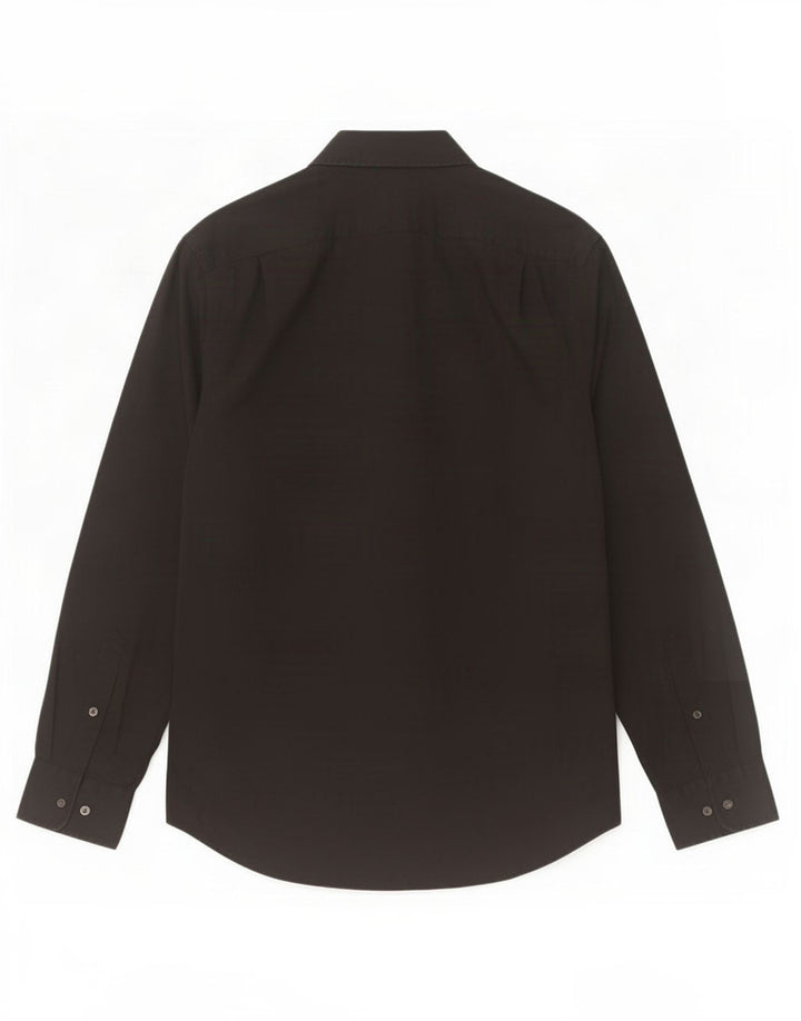 Camicia Gap da uomo vestibilità classica in cotone nero medio