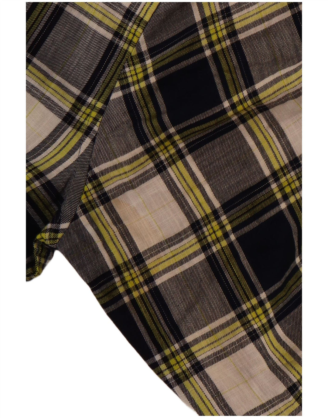 Camicia a quadri Benetton da uomo in cotone a quadri grandi blu navy