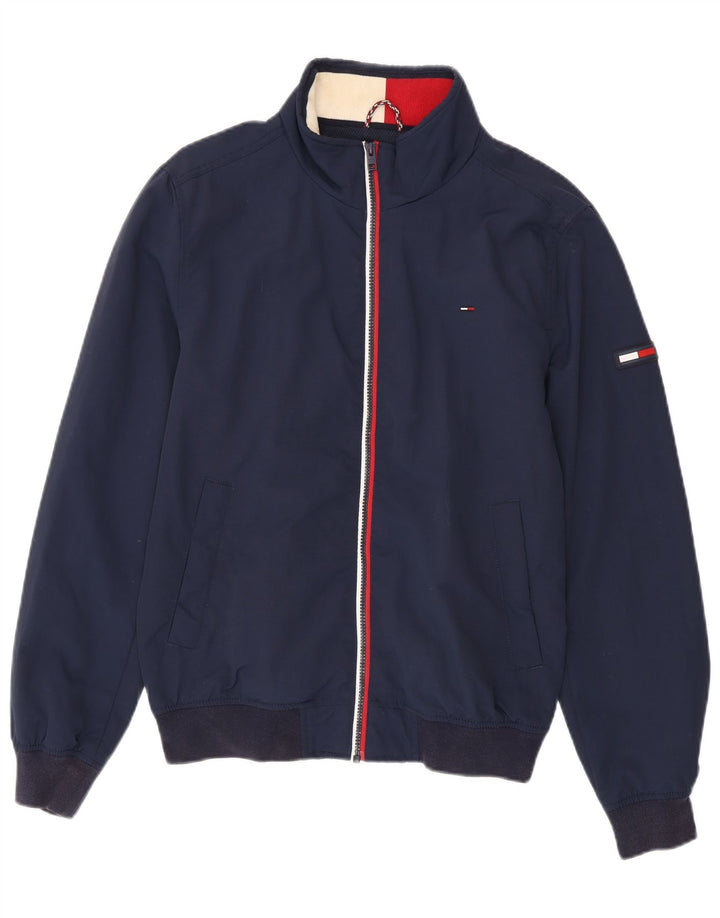 Giubbotto bomber da uomo Tommy Hilfiger UK 38 medio blu navy in poliammide