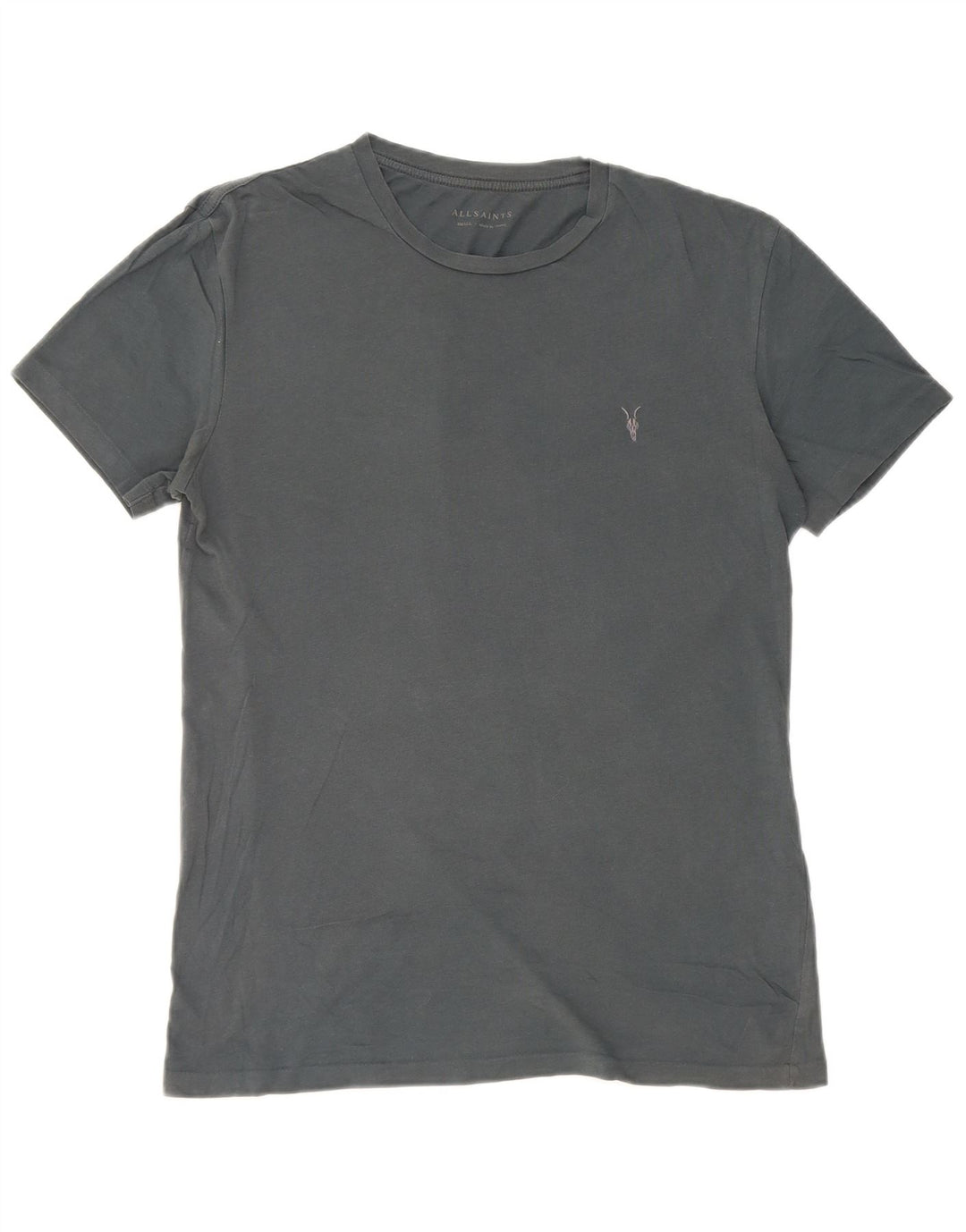 T-shirt da uomo All Saints Top piccola in cotone grigio