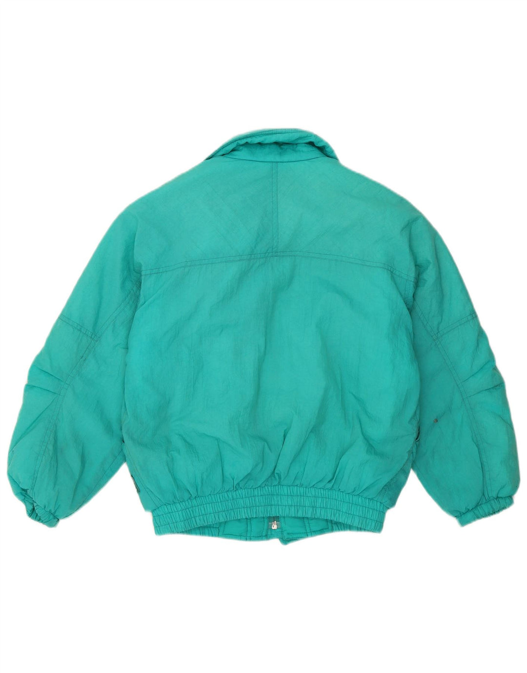 Giacca da sci grafica oversize per ragazze Belfe 10-11 anni verde poliammide anni '80