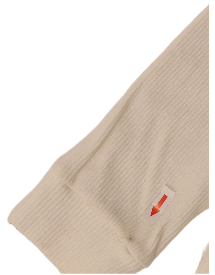 Felpa grafica da donna Puma Jumper UK 14 Large White Cotton