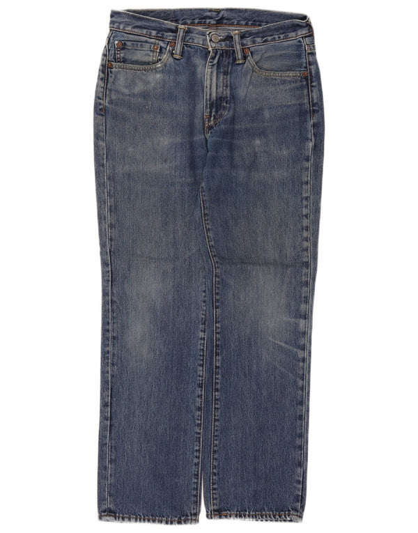 Jeans dritti da uomo Levi's 514 vestibilità regolare W30 L30 cotone blu