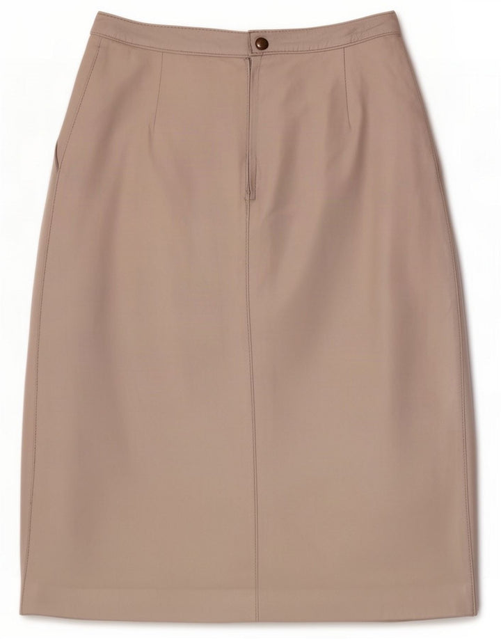 Gonna a tubino vintage da donna IT 42 Media W26 Grigio