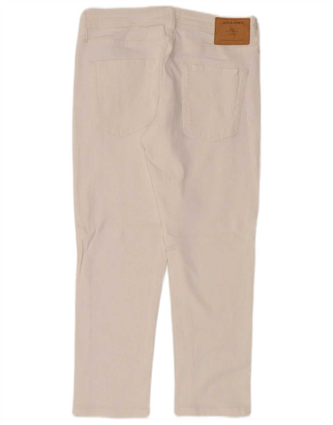 Jeans slim da uomo Jack & Jones W30 L26 cotone bianco