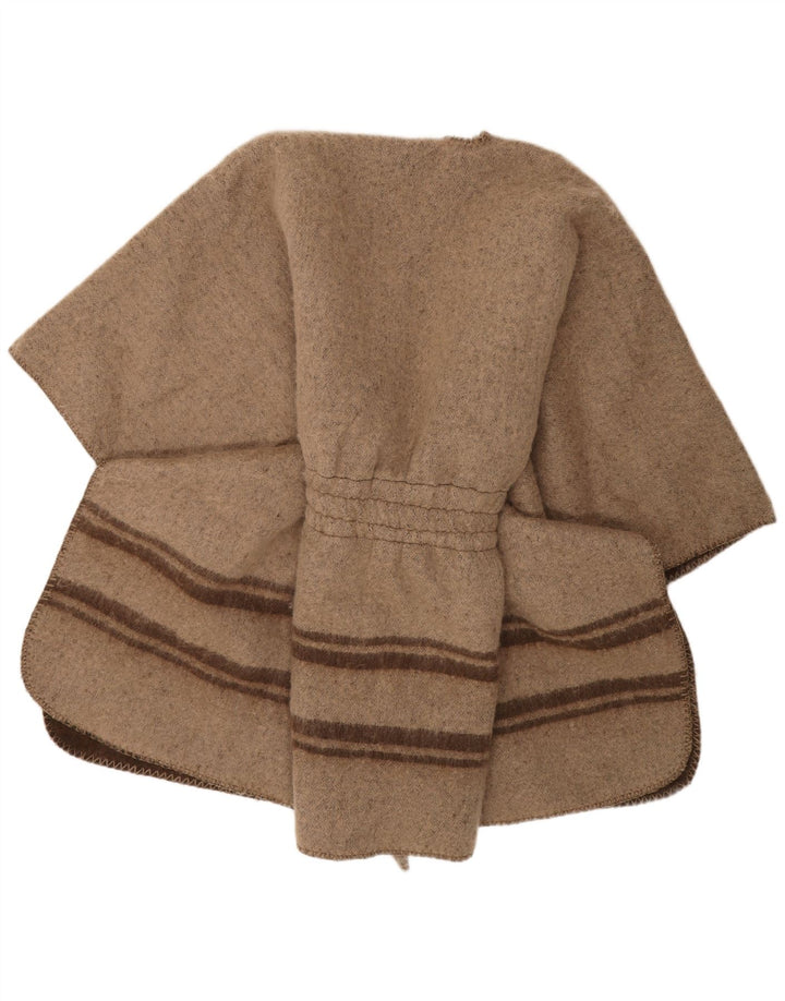 Cappotto poncho grafico da donna Liu Jo Taglia unica Poliestere a righe marrone