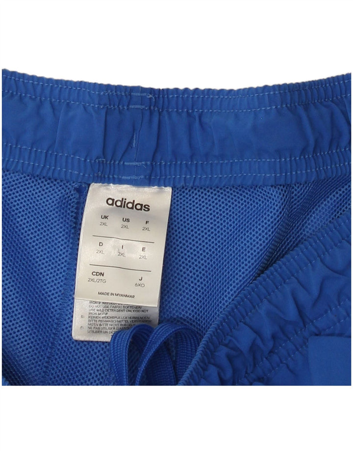 Pantaloncini sportivi da uomo ADIDAS 2XL Blu poliestere