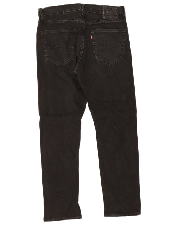 Jeans dritti da donna Levi's W32 L30 cotone nero