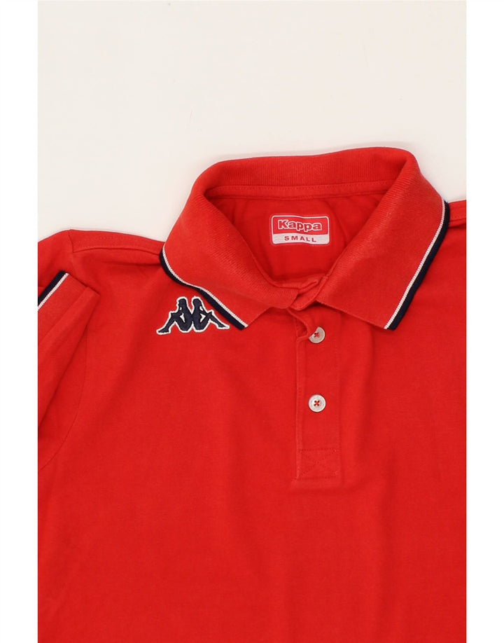 KAPPA Mens Polo Shirt Small Red Cotton Vintage Kappa and Second-Hand Kappa from Messina Hembry 