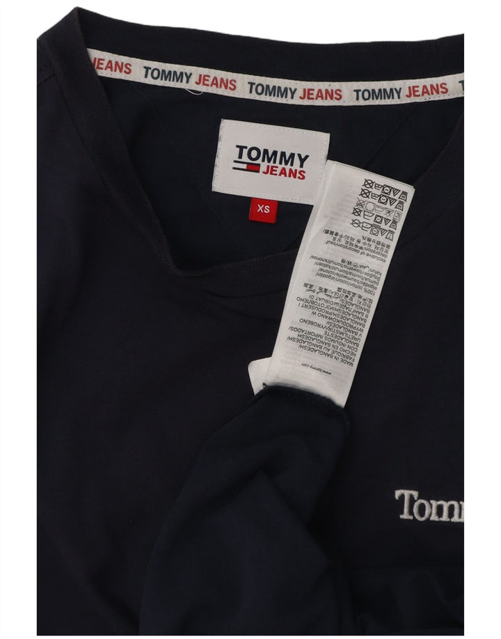 T-shirt da uomo Tommy Hilfiger Top XS blu navy in cotone