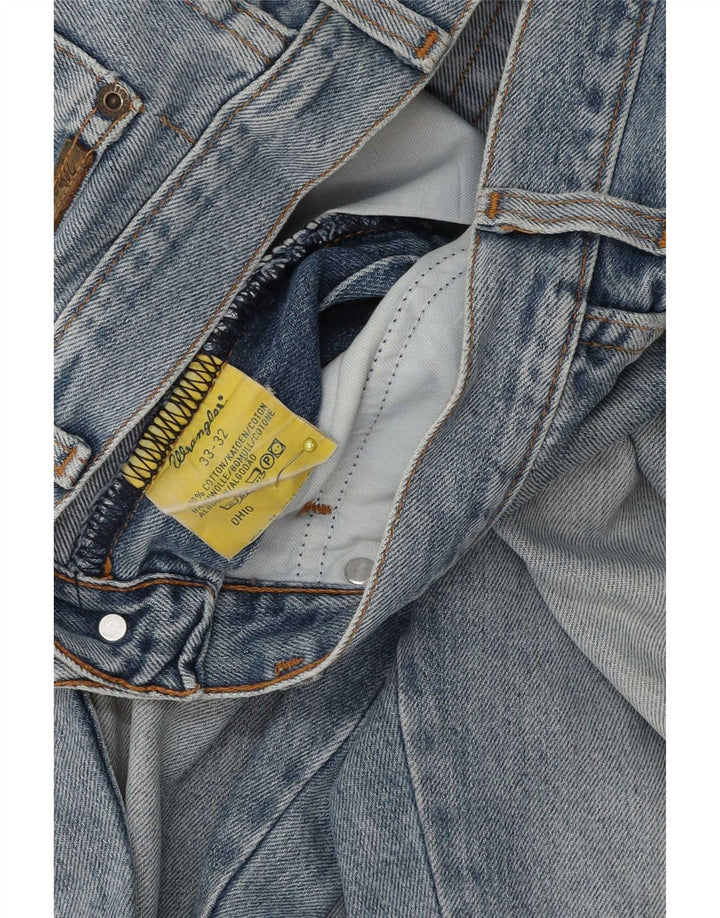 Jeans dritti da uomo Wrangler Ohio W33 L29 cotone blu