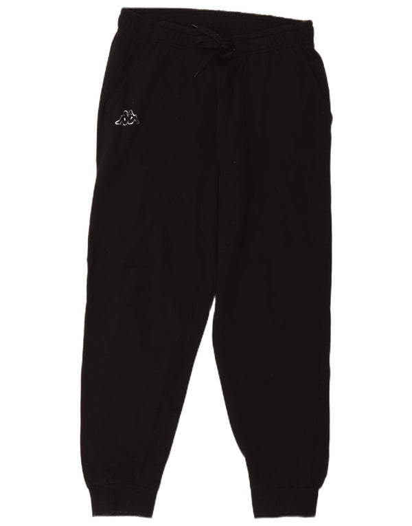 Pantaloni da tuta da uomo Kappa Joggers Large in cotone nero