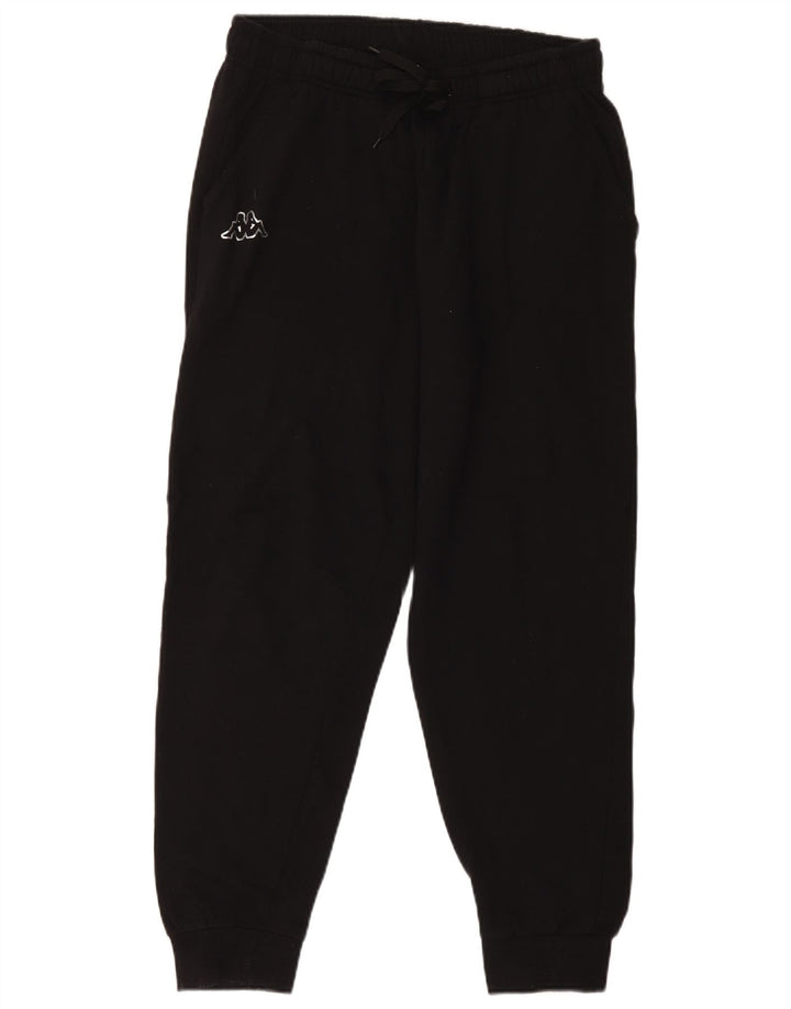Pantaloni da tuta da uomo Kappa Joggers Large in cotone nero