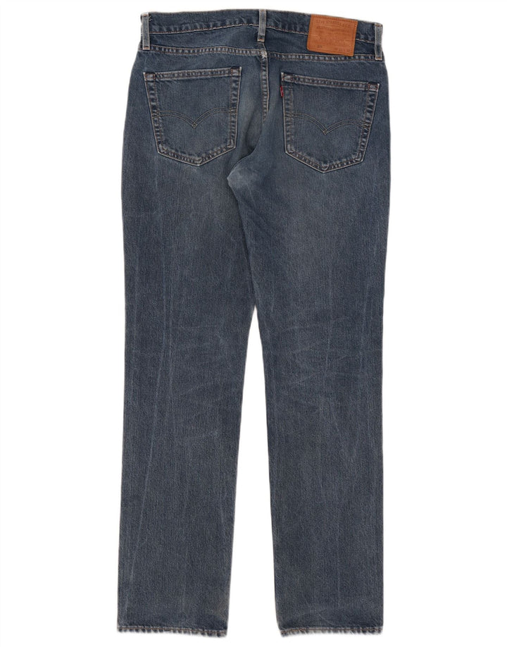 Levi's Uomo 511 Slim Jeans W31 L32 Cotone Blu
