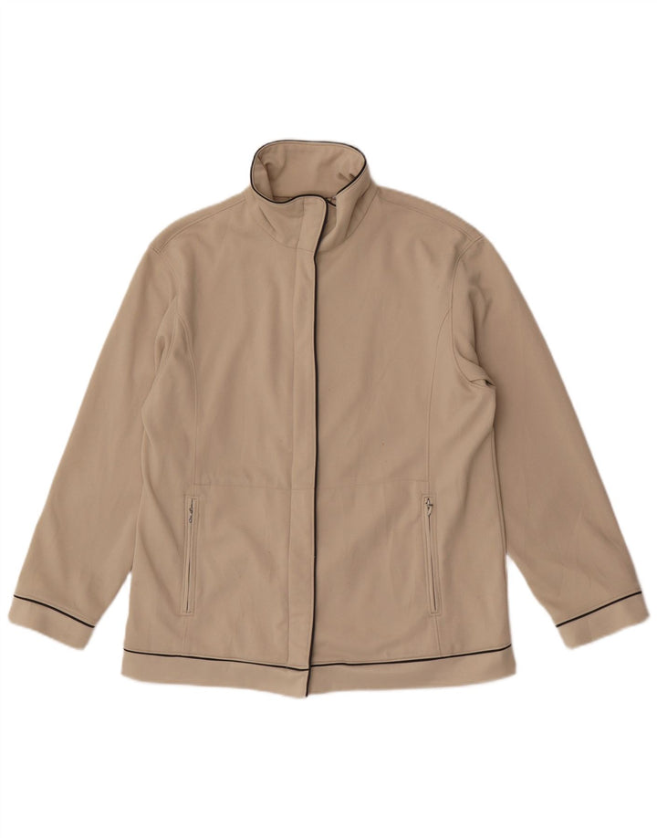 Giacca da ginnastica oversize da donna Lotto UK 10 piccola Beige