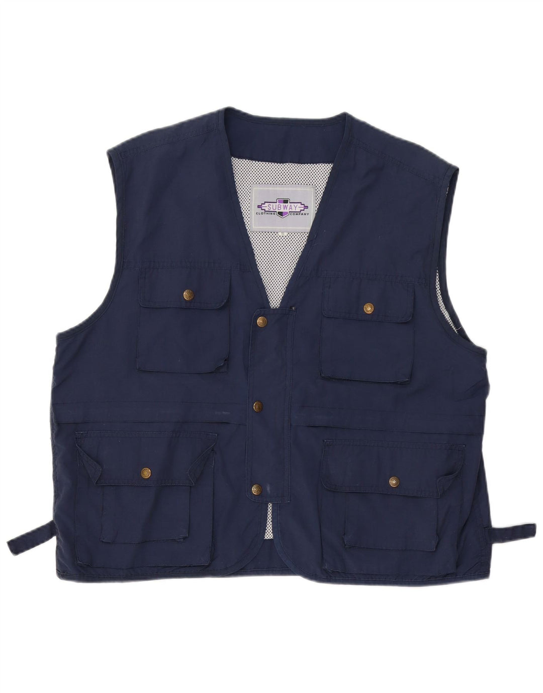 Gilet da uomo VINTAGE UK 42 XL Blu Navy