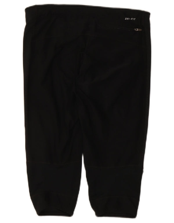 Leggings Nike Dri Fit Capri da donna UK 12 medio nero poliestere